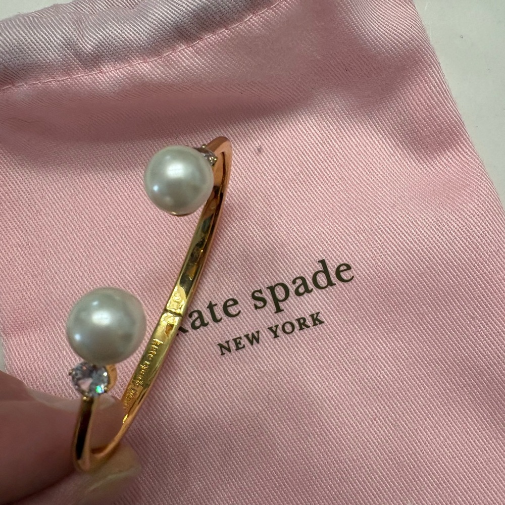 Kate Spade Gold Pearl of Wisdom Bracelet